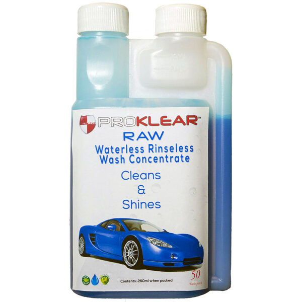 PROKLEAR RAW Rinseless Waterless Auto Wash Concentrate - Car Dry Wash Concentrate